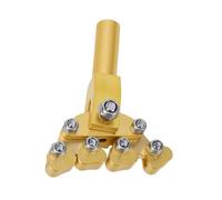 UPALDHOU Guitar Fractal Fret Pressing Tool, for 6-Inch to Flat Radius | Self-adjusting Mechanism, Compatible with Composite and Vintage Fretboards, Durable Brass and Stainless Steel Construction