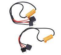UPALDHOU H7 LED Decoder, Stop Flicker, Prevent Errors and OBC System Alerts with 50W 6Ω Load Resistor for Car Headlight, 2Pcs