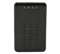 UPALDHOU Hardware Encrypted Portable External Hard Drive, a USB3.0 Housing Easy to Use for Safe Data Transmission, Dust and , ABS, for Mechanical Disc Coressd Disk Core