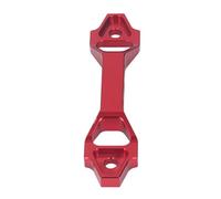 UPALDHOU Heavy Duty Battery Hold Down Bracket for Secure Battery Installation Compatible with Various Car Models Aluminum Alloy 7.13 X 1.65 X 0.79in (Red)