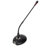 UPALDHOU High Sensitivity Difficulty Swallow Desktop Microphone with Noise Reduction for the Conference and the Language of the Network, ABS + Metal, Black