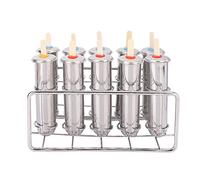 UPALDHOU Home 304 Ice Lolly Kit of 304 Stainless Steel Ice for The Kitchen Cream Moth