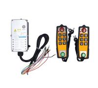 UPALDHOU Industrial Wireless Crane Remote Control Kit Stable Performance for Cranes CNC Coal Mine Machinery for DC24V Electric Lift Hoist Transmitter YU 6