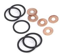 UPALDHOU Injector Sealing Kit ERR7004 TD5 Copper Rubber | Washer O Ring, Copper Rubber, Service Replacement, 1998 to 2006, 2 1998 to 2004