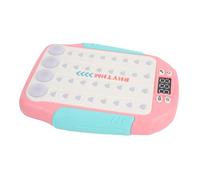 UPALDHOU Interactive Rhythm Game Machine for Kids with Light Sound Effects 6 Levels Fun Handheld Music Beat Toy Finger Exercise Parent Child Bonding Travel Outdoor Party