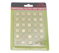 UPALDHOU Intersection of The Durable Brass Alphabet Accessories of Heat Resistant Wood Burning So That do -Self -Crafts, Suitable for Metallurgy and Customization, Cards 28 Pieces Burning Point for