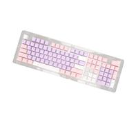 UPALDHOU Key Tapas Defined By the Exquisite User Two of Injection in the Form of DIY 108 Orem Keeg ABS Keyboard Keyboard for Most Mechanics That Are Suitable for Decoration (Purple Pink White)