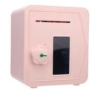 UPALDHOU LCD Touchscreen Electronic Piggy Bank, Password Protected Kids Money Jar, Large Capacity Money Saving Box with Interactive Digital Interface, Ideal Financial Literacy Starter Kit (Pink)