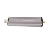 UPALDHOU M.2 NVME PCIE USBC SSD Housing Dual Portable Alloy Aluminum Aluminum Connector HDD for the Smartphone User for Computer Computer (Silver, 1 package)