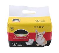 UPALDHOU Male Dog Diaper Breathable Physiological Pants for Preventing Harassing During Menstrual Period, XSS/ML Sizes for Pet, Blue Bone Pattern (S)