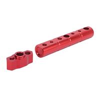 UPALDHOU Motorcycle Handlebar Extender Mount for, Universal with Space-saving Anti-rust Wear-resistant Design (B(red))