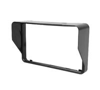 UPALDHOU Motorcycle Instrument Sun Visor, Matte Black ABS Plastic Sunshade Glare Shield with Light Diffusing Curved Surface and Clip On Installation for ZONTES 368G 2024 2026