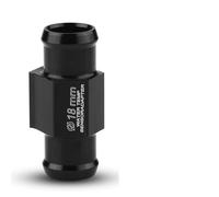 UPALDHOU Motorcycle Water Temperature Sensor Adapter 18mm 22mm Hose Joint | CNC Aluminum Alloy, Anodized Black, Durable Heat Conduction, Universal Fit for Most Cooling Water Pipes, Includes 2