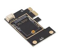 UPALDHOU NGFF M2 in the PCIe Card Adapter for Desktop Computers, Easy to Install with High Performance Antenna