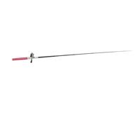 UPALDHOU Pen Fishing Pole Telescopic Fishing Rod Reel Combo High Performance Fiberglass Stainless Steel 95cm Extended 21cm Portable with Unique Pen Shaped Design for River Lake Travel (Red)