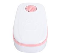 UPALDHOU Pet Feeder with Timer, Rotating Buckle, Automatic Dog Feeder, Single Meal Cat Food Dispenser, Easy to Clean (Pink)