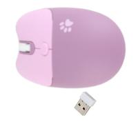 UPALDHOU Portable Still Make in -Maus -Maus 2.4GHz BT5.1 Adjustable DPI for Office Girls, ABS Material (Violet)
