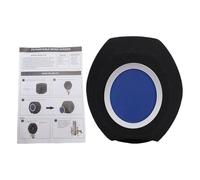 UPALDHOU Professional Microphone Pop Filter, High Density Sponge Microphone Windscreen, Blue F3 Acoustic Mesh, Noise Reduction Cover for Studio Recording Podcast Voiceover (Blue Net)