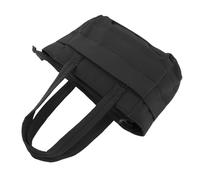 UPALDHOU Puffy Tote Bag Quilted Shoulder Bag Puffer Handbag Lightweight Soft Cotton with Organized Compartments for Travel Daily Use (Black)
