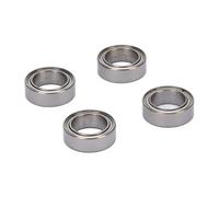 UPALDHOU RC Car Ball Bearings 4Pcs Metal Bearing Kit Easy Replacement Wide Compatibility with SCY 16101 16102 16103 16201 for Remote Control Car Upgrade Parts Accessories