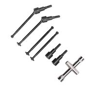 UPALDHOU RC Car Steel Drive Shaft Kit, Front Rear Shaft Replacement with Easy Installation, Efficient Power Transfer for 16101 16102 16210, Great Craftsmanship, Maximized Power Output and