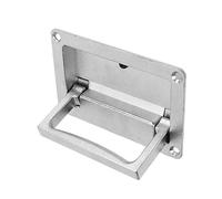 UPALDHOU Recessed Pull Handles, Hatches Pull Handle Spring Loaded Lifting Heavy Duty Zinc Alloy Toolbox Flush Lift for Boat Trailer RV