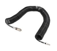 UPALDHOU Recoil Air Hose 12m Tangling Control Bend Restrictor | Compressor Hose, Rubber Steel, Oil Resistant, Rust Resistant, Shop Use, Compatible with Air Dusters and Pumps