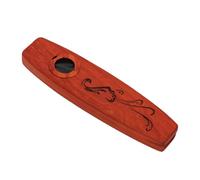 UPALDHOU Red Rosewood Kazoo, Lightweight Portable Humming, 5 Replacement | Woodwind Humming Toy, Bright Clear Tone, Beginner-Friendly One-Note Play, Rosewood Body, Campfire Jam and Travel Companion
