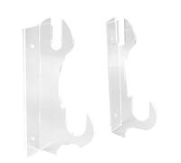 UPALDHOU Samurai -Mounted Standard Eye Care Mounted on The Wall and Adjustable Display for Display and Martial Arts, Acrylic, 2 PCs (Clear)
