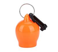 UPALDHOU Silicone Mouthpiece Cover Snap Clip, Food Grade, Universal Fit, Lightweight Portable, Great Protection, Conveniently Attach to Bag, Prevent Dirt and Sand From Entering (Orange)