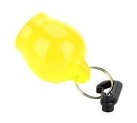 UPALDHOU Silicone Mouthpiece Cover Snap Clip, Food Grade, Universal Fit, Lightweight Portable, Great Protection, Conveniently Attach to Bag, Prevent Dirt and Sand From Entering (Yellow)