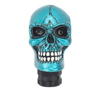 UPALDHOU Skull Gear Shift Knob Resin Manual Car Shifter Handle (Green)