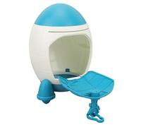 UPALDHOU Space Themed Money Bank Space Saving Jar Astronaut Piggy Bank for Kids with Key Lock Colorful Design Teach Financial Habits (Blue)