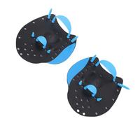 UPALDHOU Swim Paddles Swim Hand Paddles Hand Flipper Adjustable Silicone Polypropylene for Adults with Anti-Slip Lines Enhanced Control Holes (L)