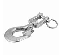 UPALDHOU Swivel Eye Hook, 350KG Working Load Limit, 360° Swivel Function, Premium Material, Easy Installation Solution, Industrial Grade Performance, Precision Finishing, Made of 304 (90mm)