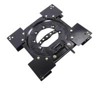 UPALDHOU Swivel Seat Base, 360 Degree Rotation Heavy Duty Carbon Steel with 5mm Transition Plate for Sprinter T5 T6, 4 Position Adjustment Enhanced Stability