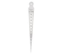 UPALDHOU Taper Gage,1-15mm Stainless Steel Taper Welding Gage for Tapering Measurement