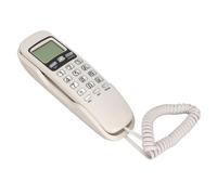 UPALDHOU Telephone of the Small Cable Accessories Network with Palm Cell for Hotel, LCD Screen REDIAC Simple Operation for Older People and ABS Red Material (White)