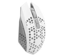 UPALDHOU The Computer Provides a Wireless Silent Dumb Moon with a Crease Design, an X801 Game Mouse for Desktop Users (White)