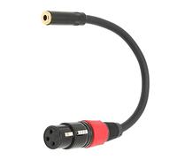UPALDHOU The Jack Microphone Converter Cable for The Camera Computer, 3.5 Mm to XLR Durable Cable for Karaoke, Stable XLR for Digital Videacámber (Caron Mother to 3.5 Mother 20cm / 7.87in)