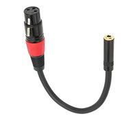 UPALDHOU The Jack Microphone Converter Cable for The Camera Computer, 3.5 Mm to XLR Durable Cable for Karaoke, Stable XLR for Digital Videacámber (Caron Mother to 3.5 Mother 1m / 3.3ft)
