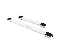 UPALDHOU The Refrigerator Increases The Basic Mobile Roll Wheels No -slip, Admits Heavy Appliances, 2 Games for and Moving of The Home (White)