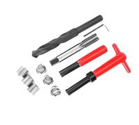 UPALDHOU Thread Repair Kit, Stainless Steel M16x1.5 Threaded Insert Tool with Drill Tap Wrench, 11Pcs Complete Set for Auto Parts and High Voltage Switchgear