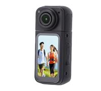 UPALDHOU Thumb Camera, 2.7K HD 180° Rotation Lens Wide Angle Magnetic Wearable Video Recorder for Cycling (64G)