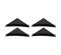 UPALDHOU Universal Fin Rear Bumper Lip Spoiler Kit with Mounting Screws, Premium Glossy Black Finish, Heavy-duty Construction for Aerodynamic Performance Enhancement, Precision
