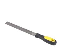 UPALDHOU VL The Steel/Wing File in Solid File with, Long Service Steel for Metal, Ideal for Garage Factories Engineering Workshops (8-inch fine Teeth Flat File with Handle)