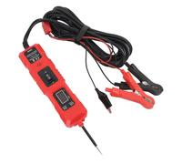 UPALDHOU Voltage Test Pen, Multifunctional High Sensitivity with 2 Clips Power Circuit Probe Tester for Vehicles (Red)