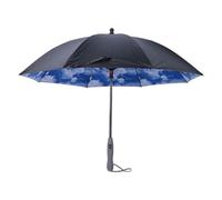UPALDHOU Windpot Parasol with Built Fan and Spray FOG, Rechargeable Cooling Screen for Outdoor Adventures