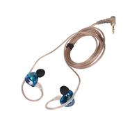 UPALDHOU Wired Hifi Rich Sounds 1BA 1DD Rush Crash for, for the Family, the School, 2 Black Pack (Colorful Standard)