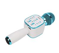 UPALDHOU Wireless Bluetooth Microphone Metal Karaoke Microphone with 5W Speaker 2000mAh Battery Reverb Recording for Singing Live Streaming Parties Adults Kids